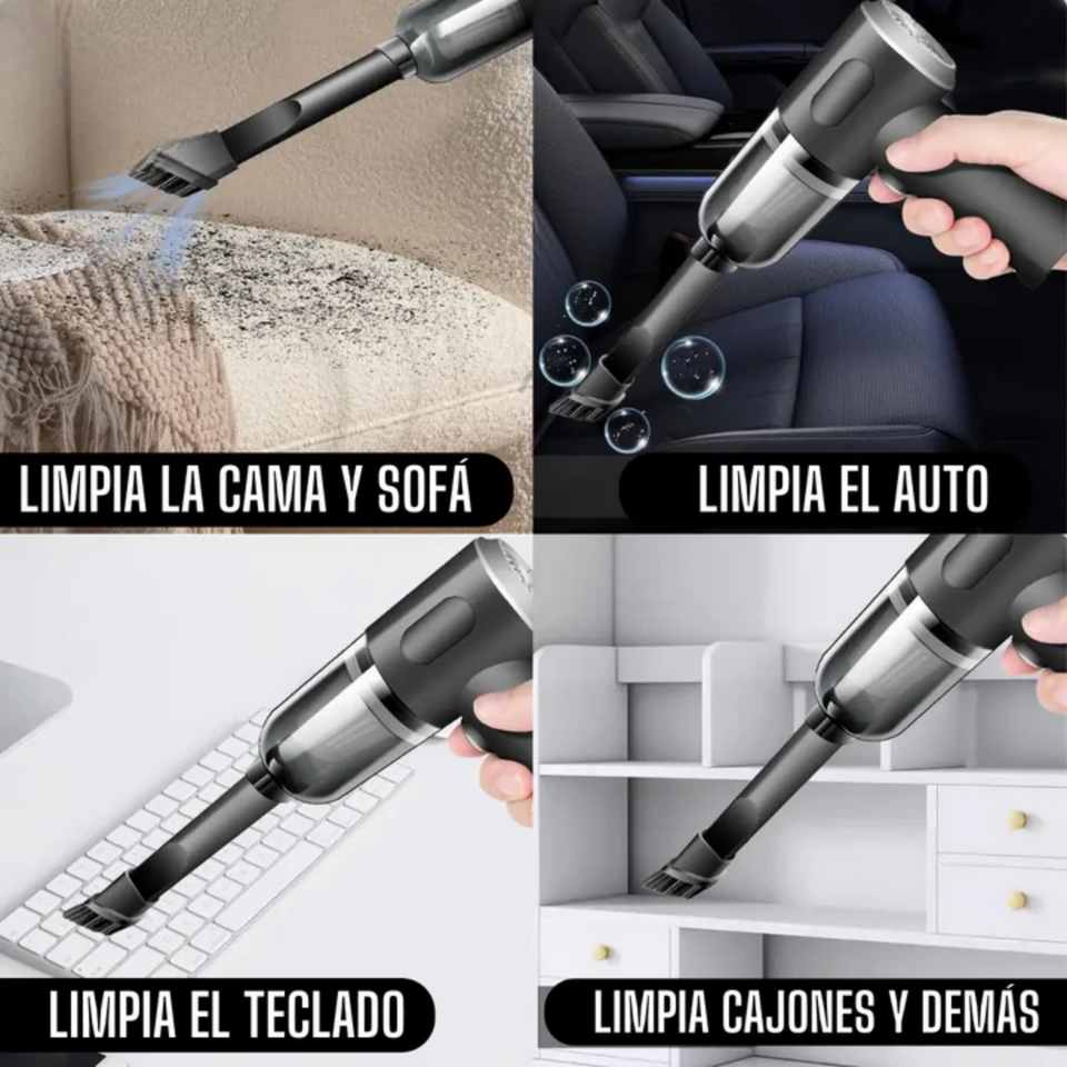 ASPIRADORA PORTÁTIL INALÁMBRICA | IDEAL PARA AUTOS